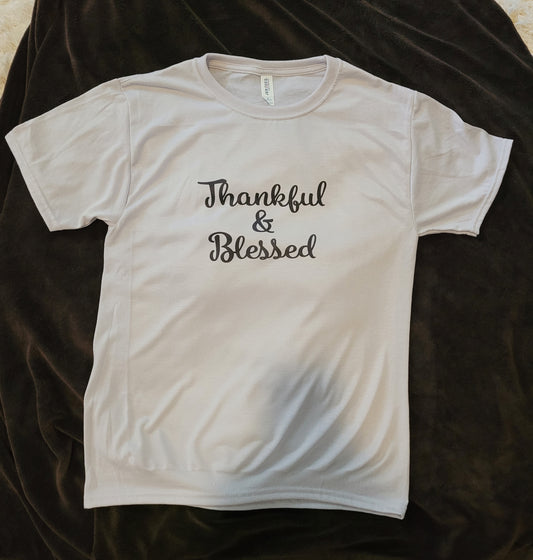 Thankful & Blessed custom t-shirt